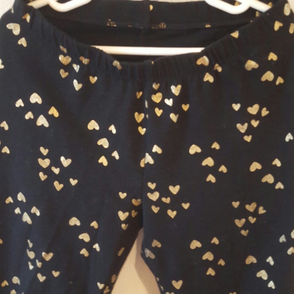 Girls heart leggings - Picture 3 of 5